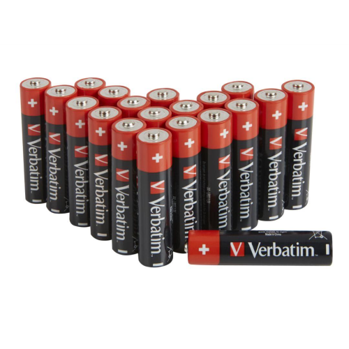 BATTERIA STILO AA ALCALINA 20PZ VERBATIM 49877